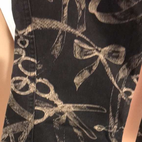 ⚡️FINAL PRICE⚡️ Vintage Moschino/Moschino Jeans Scissor Ribbon Pants - Picture 5 of 16